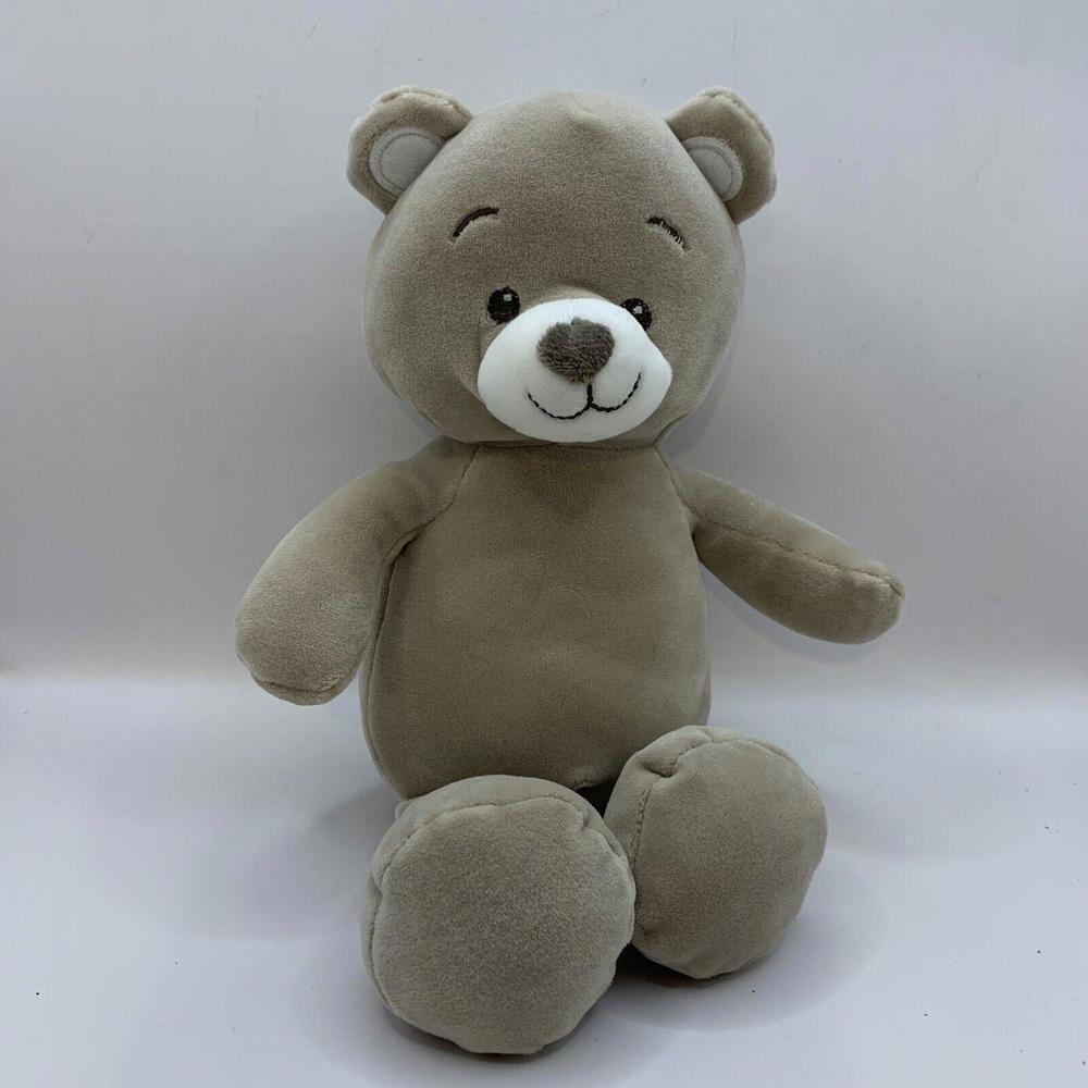 BB Doo Velvety Soft Beige Brown Teddy Bear 11” Cute Little Stuffed Plush Toy VGC